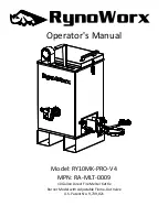 RynoWorx RA-MLT-0009 Operator'S Manual preview