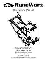 RynoWorx RA-MLT-0013 Operator'S Manual предпросмотр