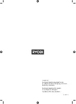 Preview for 16 page of Ryobi 0057190 Original Instructions Manual