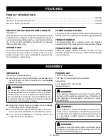 Предварительный просмотр 8 страницы Ryobi 095079439 Operator'S Manual