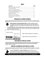 Preview for 20 page of Ryobi 11A-545D034 Operator'S Manual