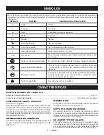 Preview for 16 page of Ryobi 140108001 Operator'S Manual