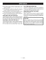 Preview for 7 page of Ryobi 140126001 Operator'S Manual