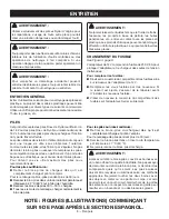 Preview for 15 page of Ryobi 140126001 Operator'S Manual