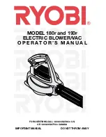 Ryobi 170r Operator'S Manual preview