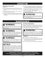 Preview for 10 page of Ryobi 18 Volt One+ P2108 Operator'S Manual