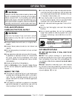 Preview for 12 page of Ryobi 18in. Operator'S Manual