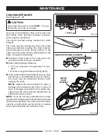 Preview for 29 page of Ryobi 18in. Operator'S Manual