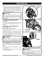 Preview for 34 page of Ryobi 18in. Operator'S Manual