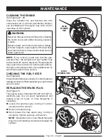 Preview for 35 page of Ryobi 18in. Operator'S Manual