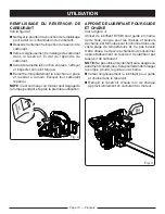 Preview for 52 page of Ryobi 18in. Operator'S Manual
