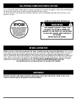Preview for 3 page of Ryobi 2079r Operator'S Manual