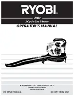 Предварительный просмотр 1 страницы Ryobi 290r Operator'S Manual