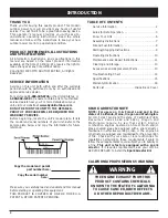 Preview for 2 page of Ryobi 290r Operator'S Manual