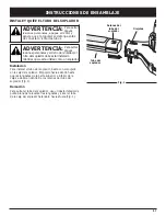 Preview for 43 page of Ryobi 290r Operator'S Manual