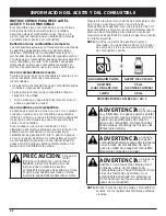 Preview for 44 page of Ryobi 290r Operator'S Manual