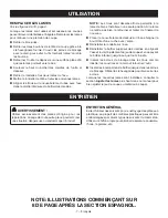 Preview for 13 page of Ryobi 301913871 Operator'S Manual