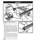 Preview for 5 page of Ryobi 4060310 Operator'S Manual