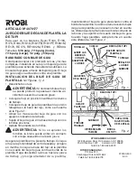 Preview for 3 page of Ryobi 4070177 Manual