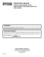 Preview for 6 page of Ryobi 4070331 DADO THROAT PLATE Operator'S Manual