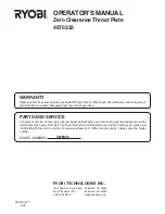 Preview for 8 page of Ryobi 4070333 Operator'S Manual