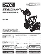 Ryobi 46396038685 Operator'S Manual предпросмотр