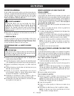 Preview for 30 page of Ryobi 46396038685 Operator'S Manual