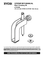 Ryobi 4710300 Operator'S Manual предпросмотр