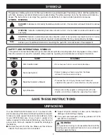 Preview for 3 page of Ryobi 4730300 Operator'S Manual