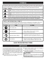 Preview for 3 page of Ryobi 4730301 Operator'S Manual