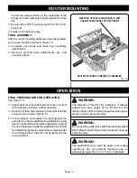 Preview for 12 page of Ryobi 4950301 Operator'S Manual