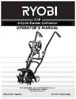 Preview for 1 page of Ryobi 510r Operator'S Manual