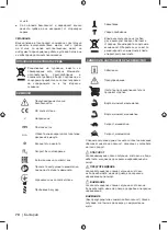 Предварительный просмотр 72 страницы Ryobi 5133003815 Original Instructions Manual