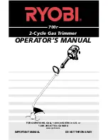 Preview for 1 page of Ryobi 700r Operator'S Manual