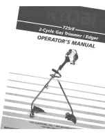 Preview for 1 page of Ryobi 725rE Operator'S Manual