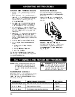 Предварительный просмотр 16 страницы Ryobi 767r Operator'S Manual