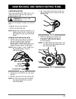 Предварительный просмотр 21 страницы Ryobi 780r Operator'S Manual