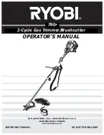 Preview for 1 page of Ryobi 790r Operator'S Manual