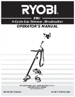 Ryobi 890r Operator'S Manual preview