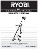 Предварительный просмотр 1 страницы Ryobi 890r Operator'S Manual