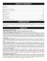 Предварительный просмотр 2 страницы Ryobi A25RT02 (Spanish) Manual Del Operador