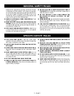 Preview for 3 page of Ryobi A25RT03 Operator'S Manual