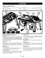 Предварительный просмотр 6 страницы Ryobi A25RT03 Operator'S Manual