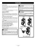 Предварительный просмотр 7 страницы Ryobi A25RT03 Operator'S Manual