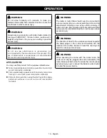 Preview for 16 page of Ryobi A25RT03 Operator'S Manual