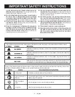 Preview for 3 page of Ryobi A32BR01 Operator'S Manual
