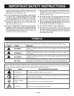 Предварительный просмотр 3 страницы Ryobi A32BR01 Operator'S Manual