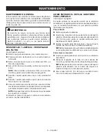 Preview for 16 page of Ryobi A32BR01 Operator'S Manual