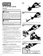 Предварительный просмотр 1 страницы Ryobi A90PG02 Instruction Manual