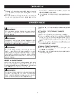 Preview for 6 page of Ryobi ABE04G Operator'S Manual